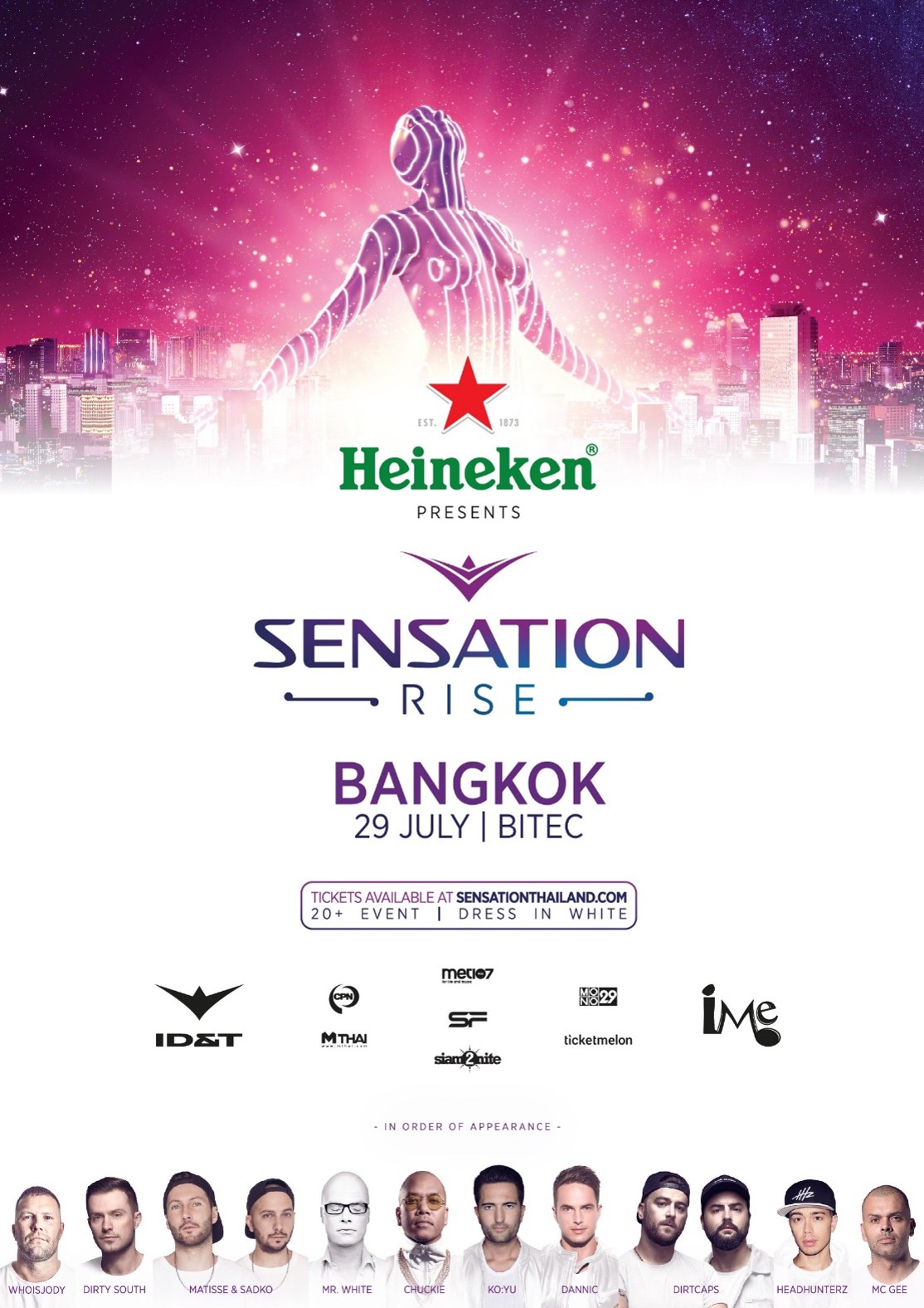 Festival 4 2018 HEINEKEN PRESENTS SENSATION ‘RISE THAILAND