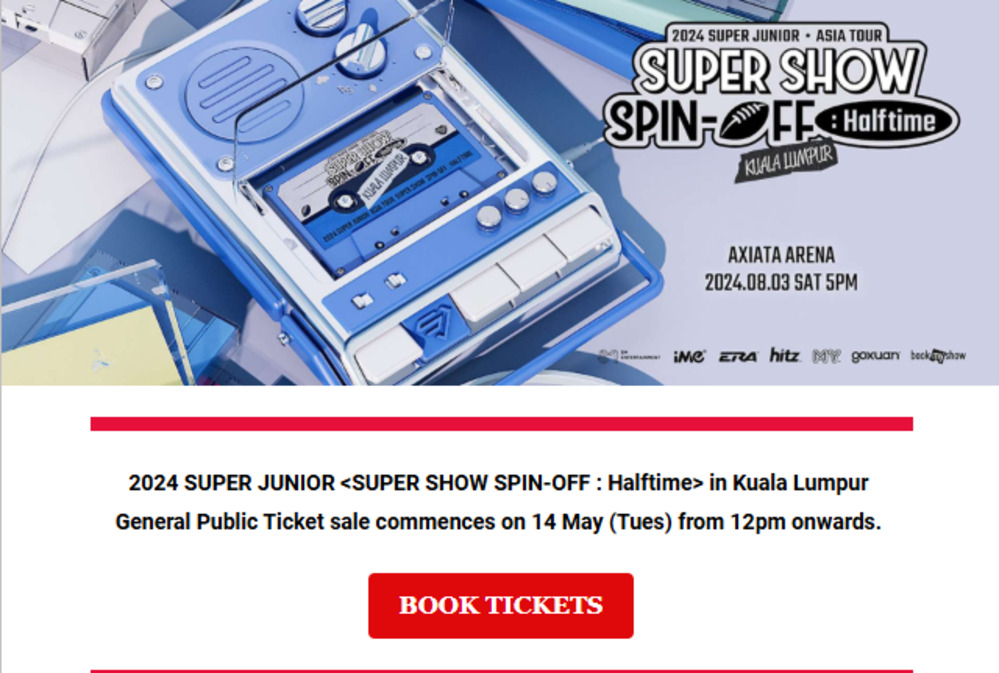 5 Smart Tips for Buying Concert Tickets Safely Through iMe Website 5 Example of promotional emails for pre sale and soundcheck access