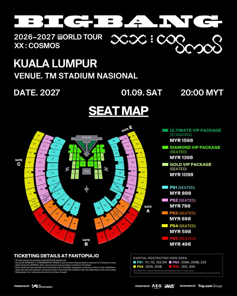 BBKL Seat Map