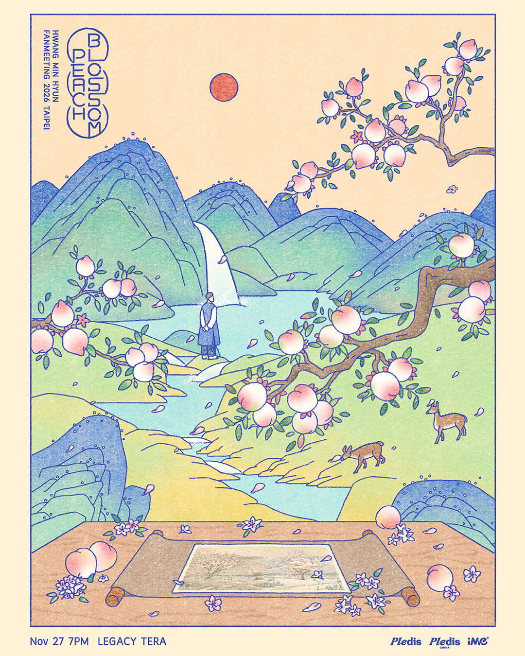 2026 HWANG MIN HYUN FANMEETING [PEACH-BLOSSOM] – TAIPEI – event poster