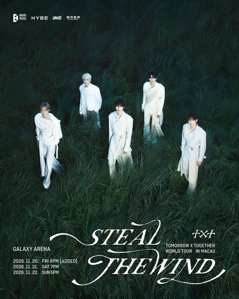 TOMORROW X TOGETHER WORLD TOUR IN MACAU – event poster